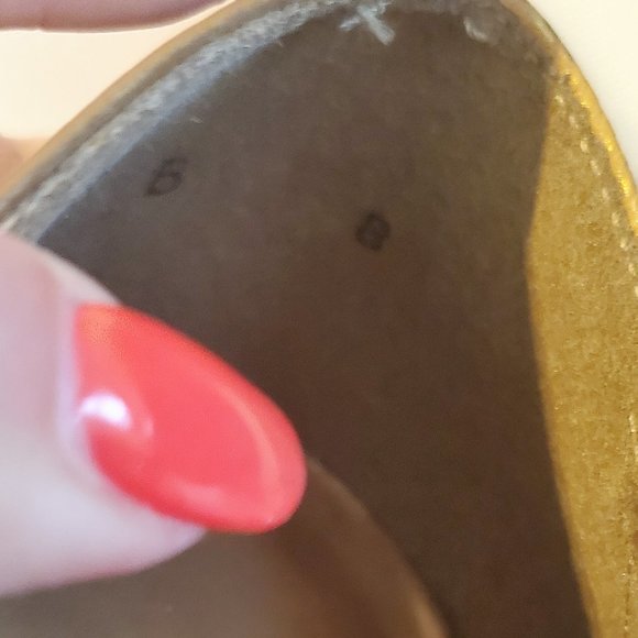 Stuart Weitzman Gold with Several Gold Details and Mesh Size 8 - Picture 12 of 13